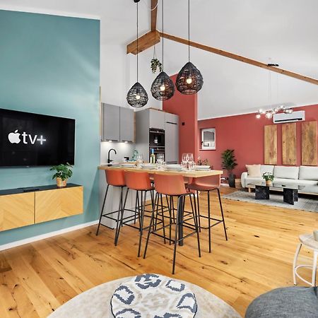 츠비카우 Edler Wohnraum Schwanenteich-Penthouse Mit Garage, Grill, Kaffeevollautomat, Klima, Lift & Terrasse 아파트 외부 사진